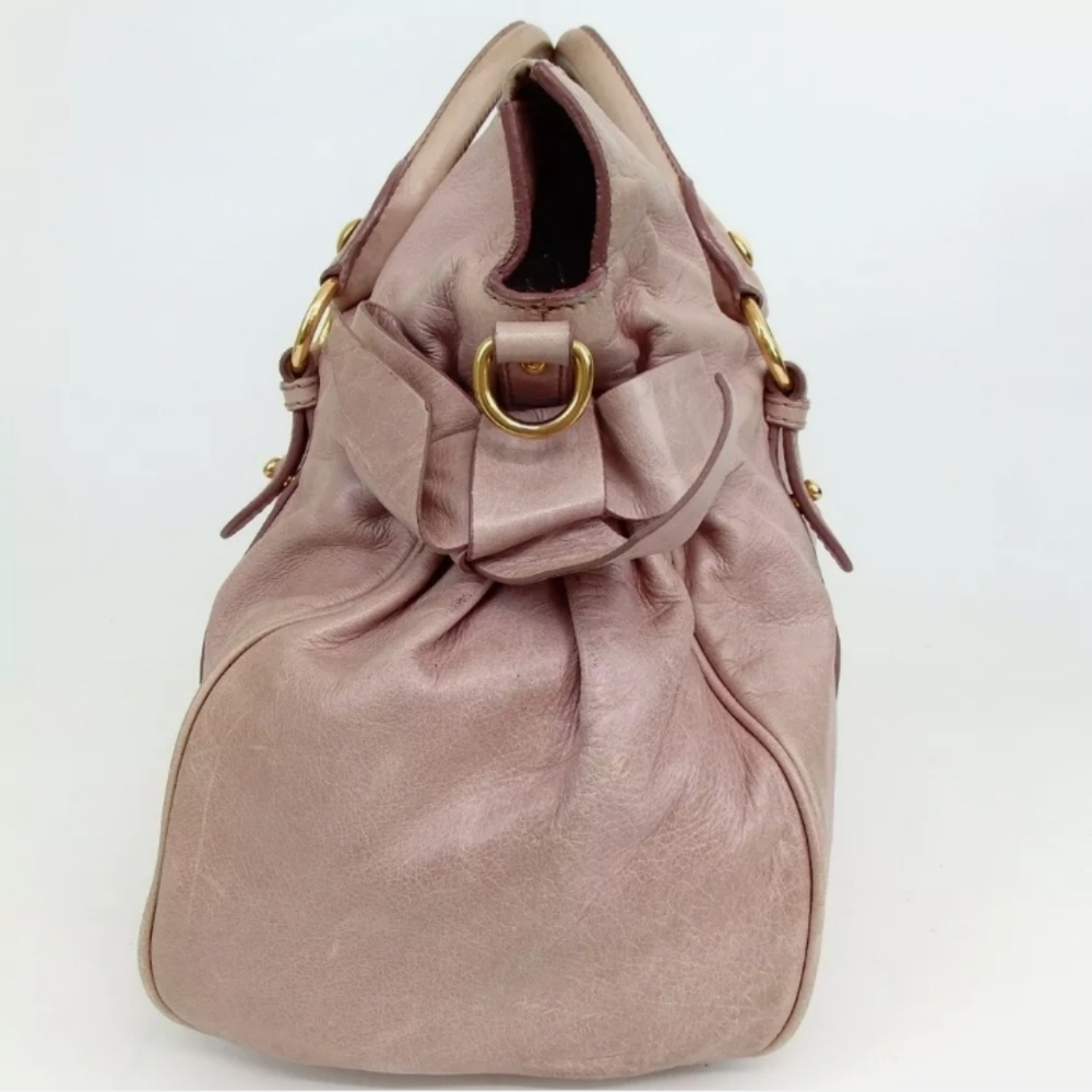 Authentic Miu Miu 197 2-Way Logo Hardware Handbag - image 2